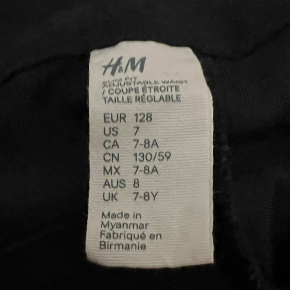 H&M Black  Kids Matching Suit Set - Picture 2 of 5